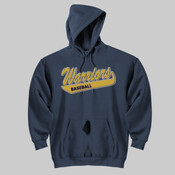 Rhinestone Baseball - DryBlend™ Pullover Hooded Sweatshirt