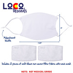Premium Adjustable Face Mask with 2 Filters (HLCC)